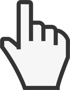 Symbol eines Hand-Cursors