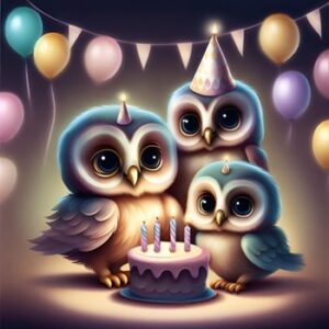 Owl kids birthday party